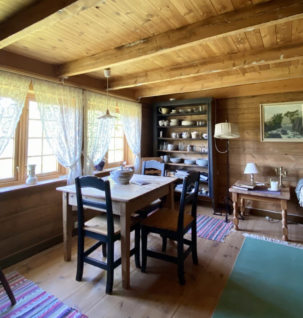 rental cabin, interior