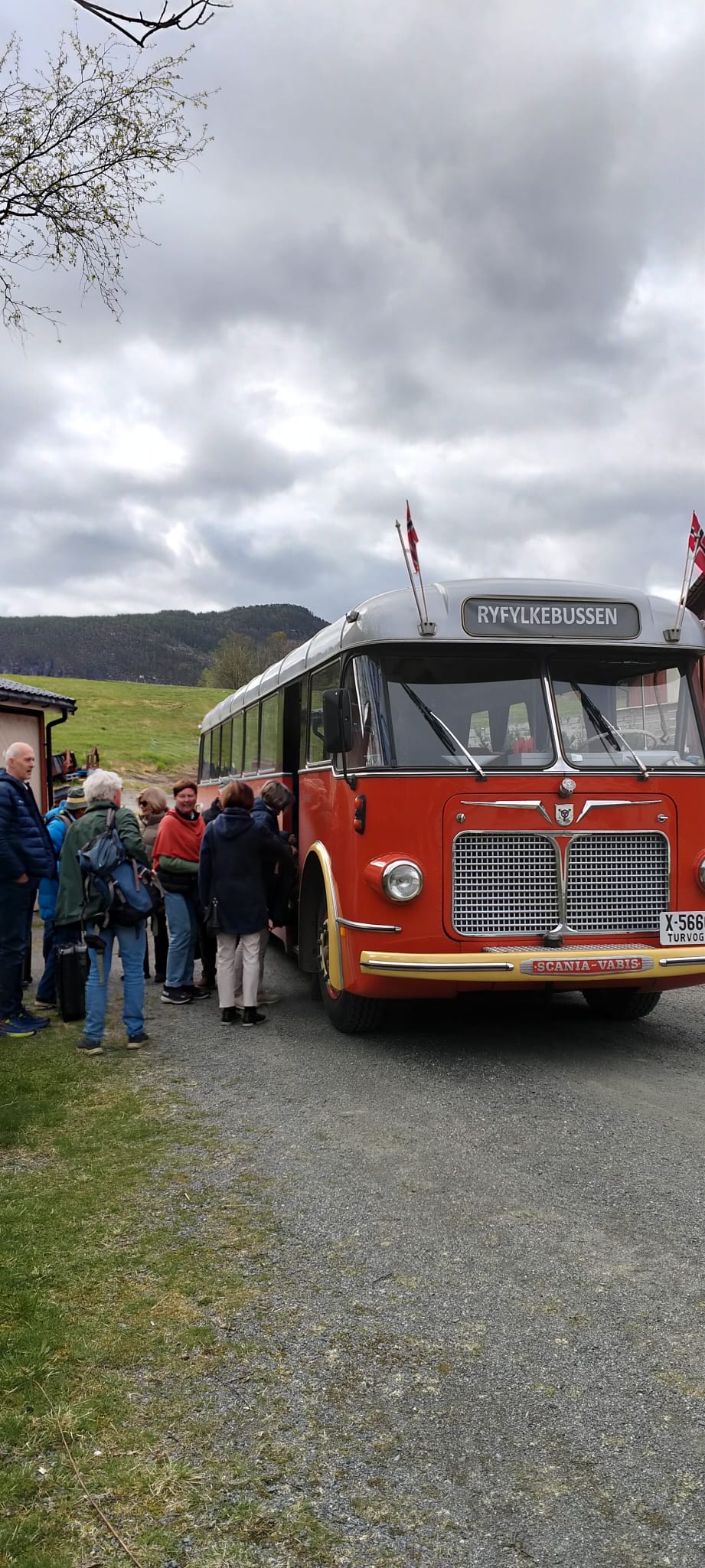 bus, gruppe, overnatting